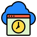 Hosting Cloud Web Icon