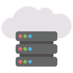 Cloud web hosting Icon