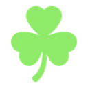 St Patricks Day Chat Clover Icon