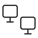 Computer Connection Chain Icon