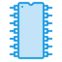 Computer Chip Electronic Icon