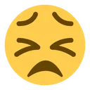 Confounded Face Cry Icon