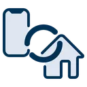 Network Connecting Remote Access Icon
