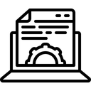 Content Management Gratified Willing Icon