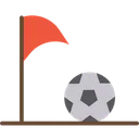 Artboard Football Corner Flag Corner Flag Icon
