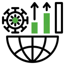 Corona Growth Corona Infection Graph Corona Icon