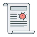 Coronavirus Covid 19 News Icon