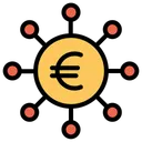 Crowdfunding Euro Icon