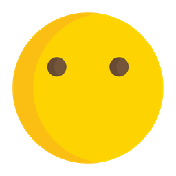 Face Without Mouth Emoji Icon