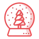 Crystalball Snowfall Gift Icon