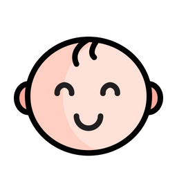 Cute Baby Icon Of Colored Outline Style Available In Svg Png Eps Ai Icon Fonts