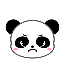 Download Cute Panda Angry Evil Emoji Icon Of Flat Style Available In Svg Png Eps Ai Icon Fonts PSD Mockup Templates