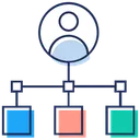 Data Transfer Information Sharing Data Interchange Icon