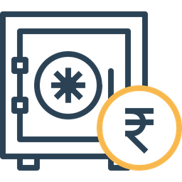 Deposit, Safe, Vault, Secure, Money, Indian, Rupee Icon png