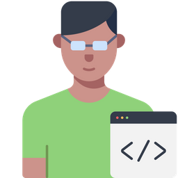 Developer Icon - Download in Flat Style