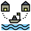 Distribution Shunting Spread Icon