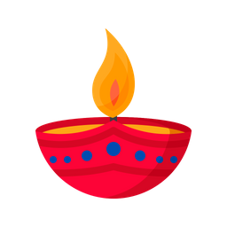 Diya Icon - Download in Flat Style