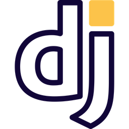 Django Logo Icon - Download in Colored Outline Style