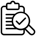 Document Review File Search File Review Icon