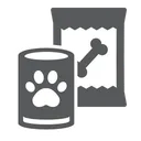 Pet Dog Food Tin Can Supermarket Department Icon