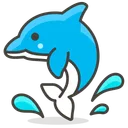 Dolphin Sea Creature Icon