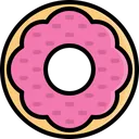 Donut Doughnut Strawberry Icon