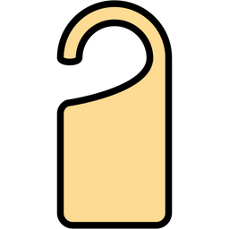 Door Hanger Icon Of Colored Outline Style Available In Svg Png Eps Ai Icon Fonts