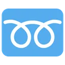 Double Curly Loop Icon