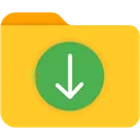 Download Folder Data Storage Download History Icon