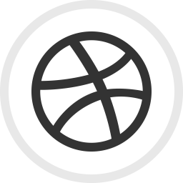 Dribbble Logo Icon