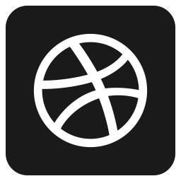 Dribbble Logo Icon