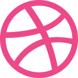 Dribbble Logo Icon
