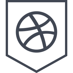 Dribbble Logo Icon