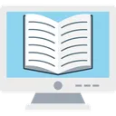 E Learning Online Book Education Icon