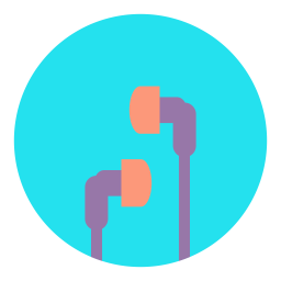 Earphones Icon Of Flat Style Available In Svg Png Eps Ai Icon Fonts