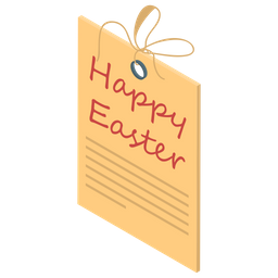 Easter Card Icon Of Isometric Style Available In Svg Png Eps Ai Icon Fonts