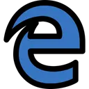 Edge Technology Logo Social Media Logo Icon