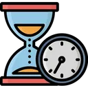 Egg Timer Hourglass Processing Time Icon