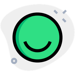 Ello Logo Icon - Download in Colored Outline Style