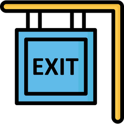 Emergency Exit Icon