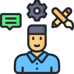 Employee Skills Icon Of Colored Outline Style Available In Svg Png Eps Ai Icon Fonts