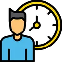Employee Working Hour Working Hour Time Limit Icon