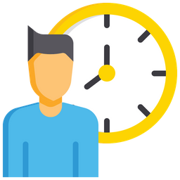 Employee working hour Icon