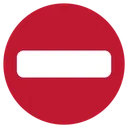 Entry Forbidden No Icon
