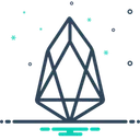 Eos Coin Cryptocurrency Icon