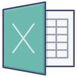 Excel Logo Icon Of Colored Outline Style Available In Svg Png Eps Ai Icon Fonts