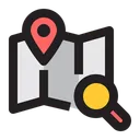 Explore Map Explore Location Icon