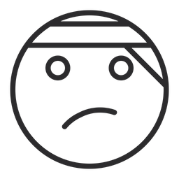 Face With Head Bandage Emoji Icon