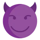 Smiling Face With Horns Icon