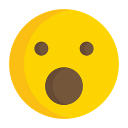 Face With Open Mouth Emoji Icon